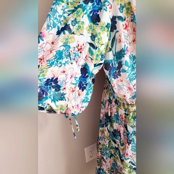 NEW  WOMEN'S TAYLOR DRESS SIZE 18W MULTI COLOR LINING/FARRO/DOUBLUR . - Picture 2 of 7